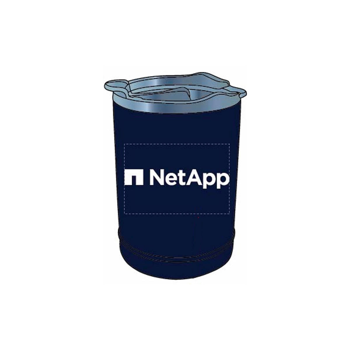 2 in 1 Copper Insulated Navy Beverage Holder - NetApp