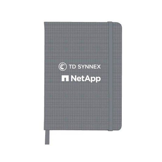 Charcoal Crosshatch Journal - TD Synnex + NetApp